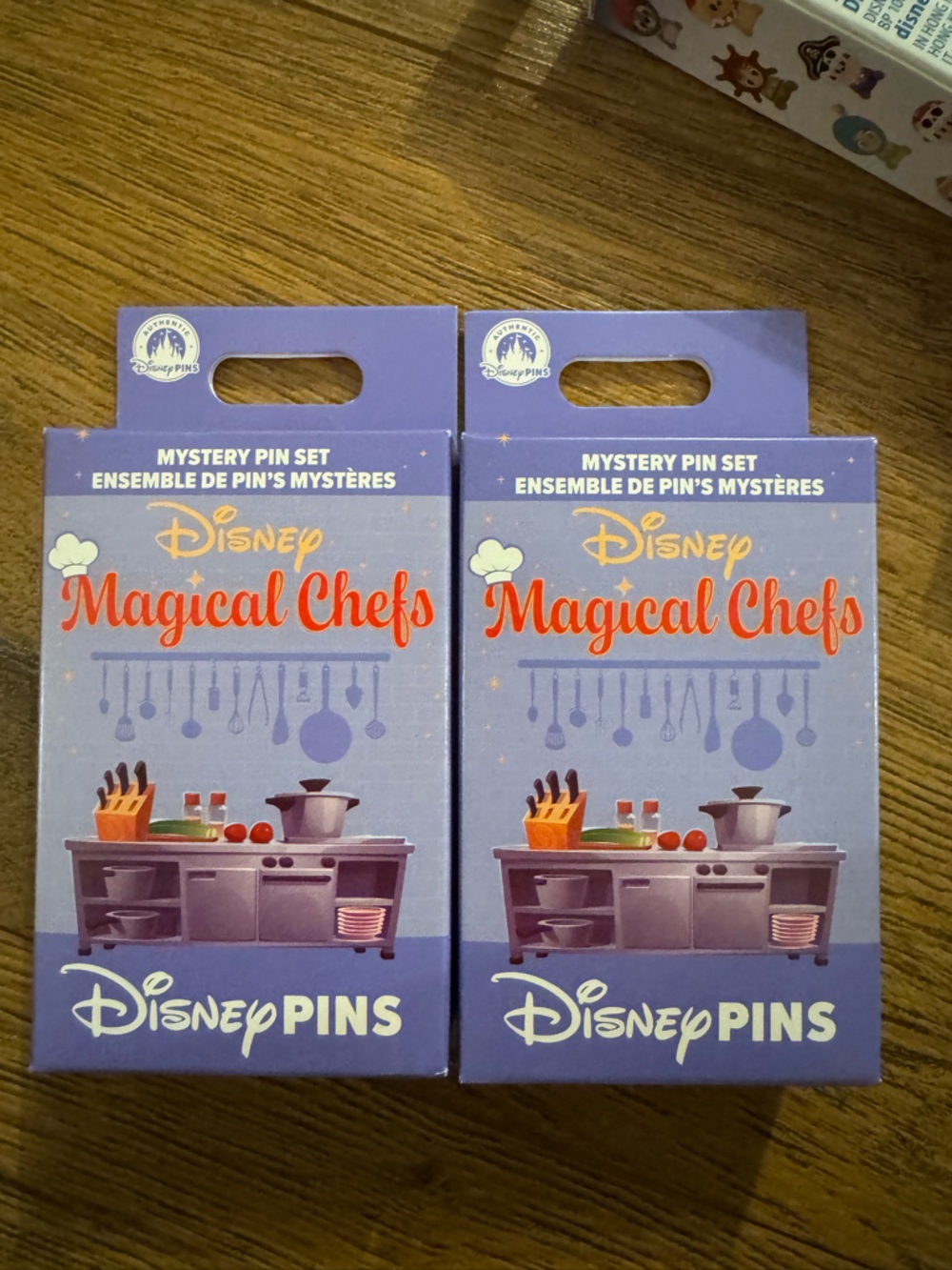 Disney Magical Chefs Mystery Pin Set -